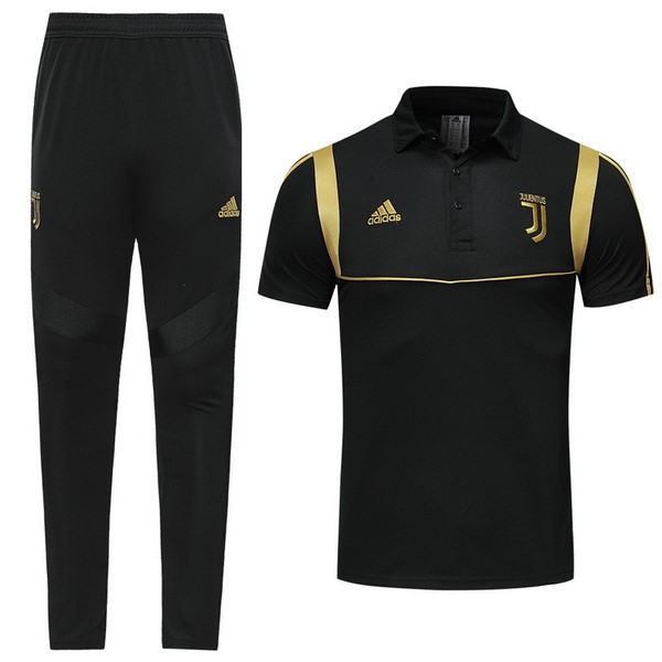 Polo Conjunto Completo Juventus 2019-2020 Negro Amarillo